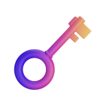 3dicons Key Front Gradient 1 150x150